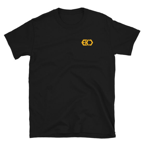 EKO T-Shirt Standard (Aufdruck Gold, vorne & hinten)