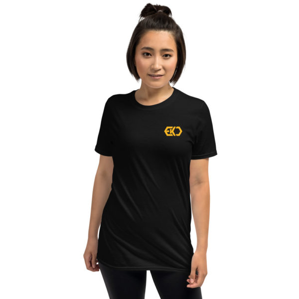 EKO T-Shirt Standard (Aufdruck Gold, vorne & hinten) – Bild 2